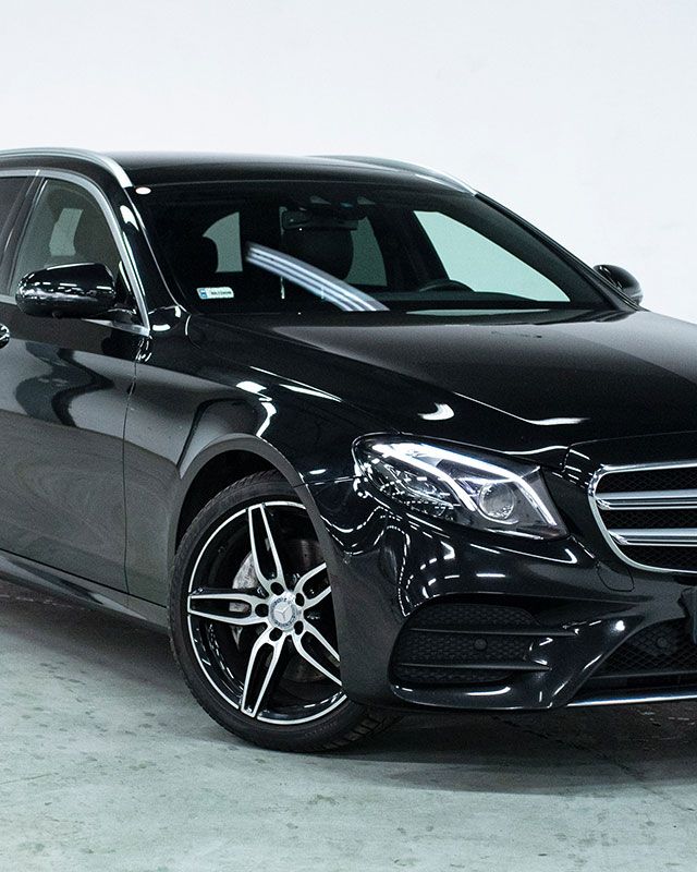 A Mercedes car